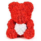 Luxury Rose Bear With Heart - Madeofrose