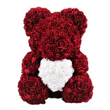 Exclusive Burgundy Rose Bear⭐ - Madeofrose