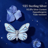 Limited Edition 2026 Luminous Dream Blue Butterfly Earrings