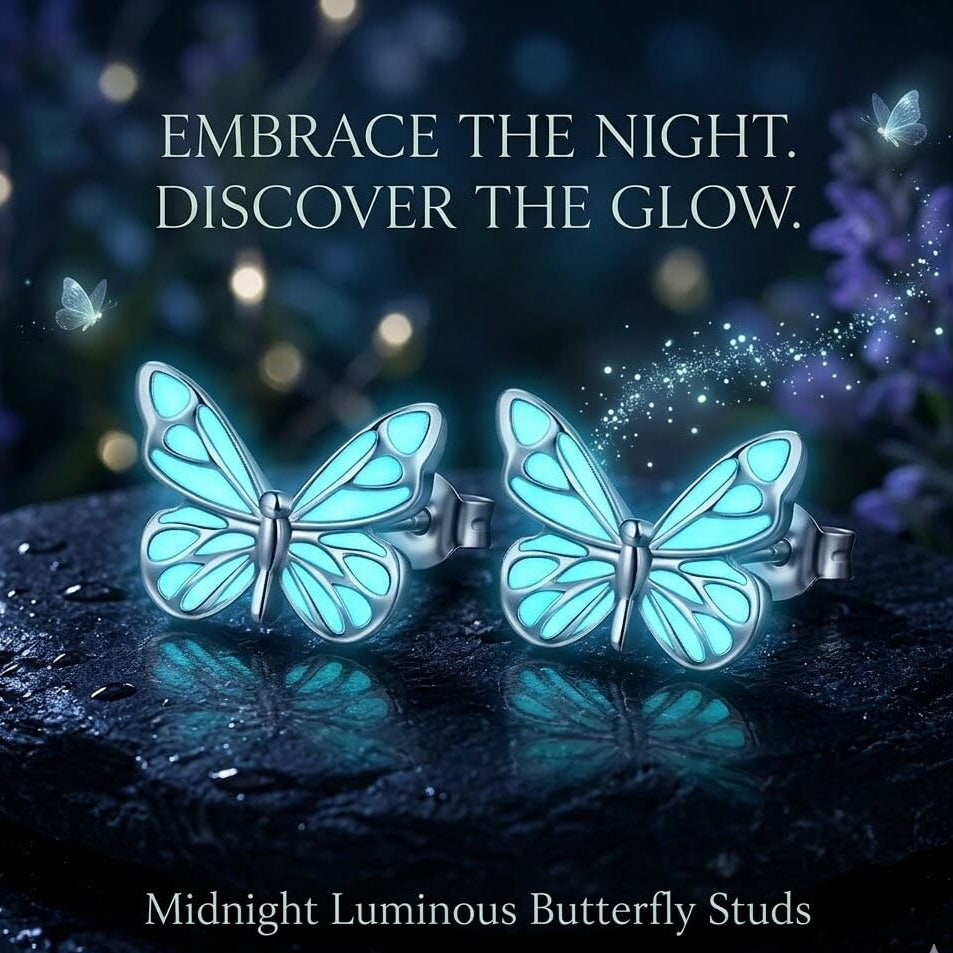 Limited Edition 2026 Luminous Dream Blue Butterfly Earrings