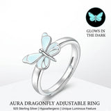 Limited Edition 2026 Luminous Dream Blue Butterfly Ring