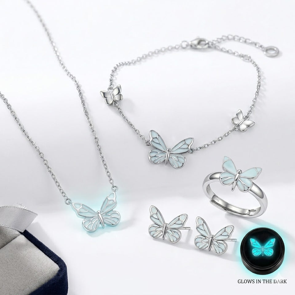 Limited Edition 2026 Luminous Dream Blue Butterfly Earrings