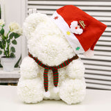 Christmas Luxury Rose Bear - Madeofrose