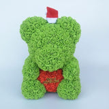 Christmas Luxury Rose Bear - Madeofrose