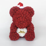 Christmas Luxury Rose Bear - Madeofrose