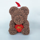 Christmas Luxury Rose Bear - Madeofrose