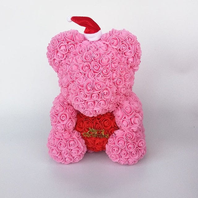 Christmas Luxury Rose Bear - Madeofrose