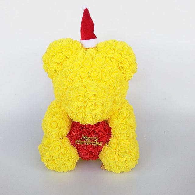 Christmas Luxury Rose Bear - Madeofrose