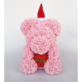 Christmas Luxury Rose Bear - Madeofrose